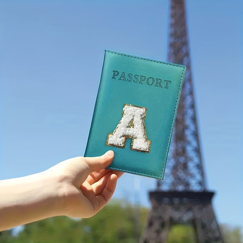 Passatui Leder Reise-Ausweishülle mit Buchstabenmuster