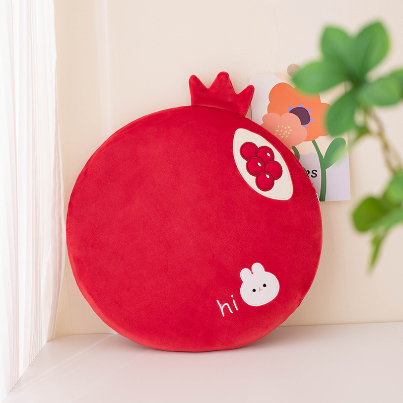 Yuanqi animal lindo almohadilla de fruta redonda almohadilla de memoria almohadilla de algodón de rebote lento estudiante de oficina sedentaria