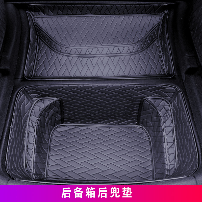 (2개) TESLA MODEL3 | Y 프론트 박스 매트 테일 박스 매트 수하물 보관 매트 실내 장식 장식 액세서리에 적합합니다.