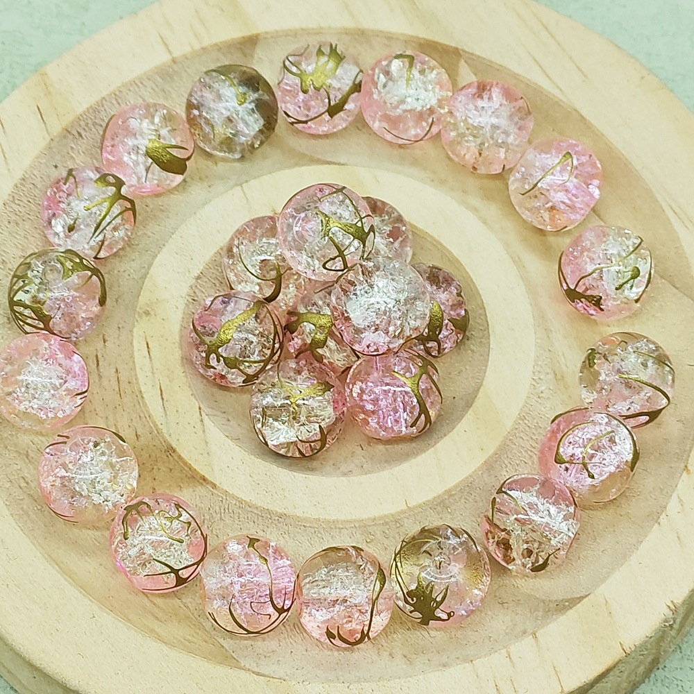 50 PCS/Package Quantity 50 PCS/Package Glass Color Block DIY Jewelry Accessories Beads