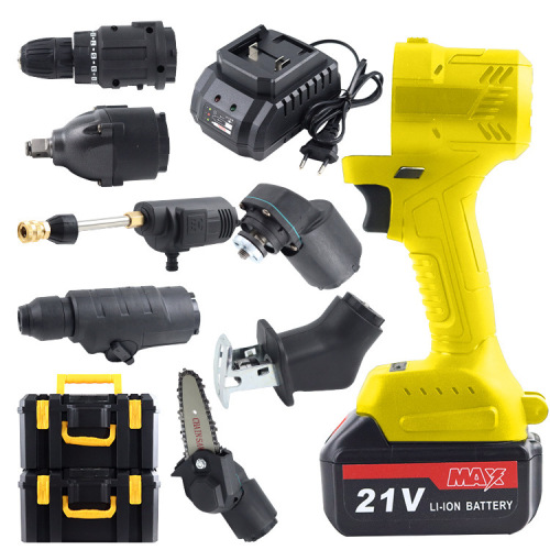 Cross-border new rechargeable lithium battery multi-purpose battery lithium battery multi-function battery lithium battery power tool set