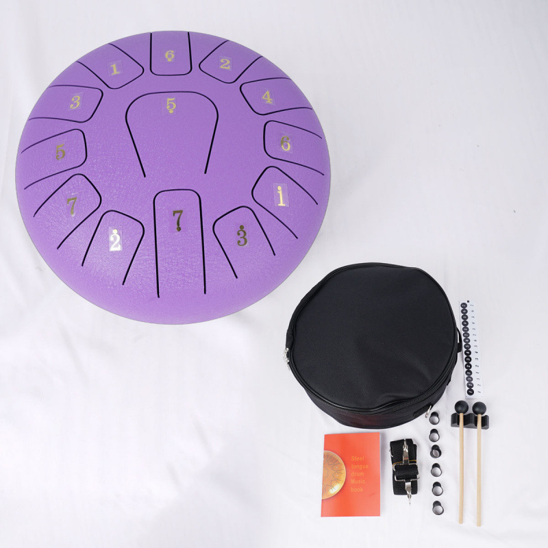 Drum etéreo de pulgada sonido mini pulgada sonido de niños de iluminación estudiantes instrumentos musicales tambor lengua de acero principiantes Aliexpress