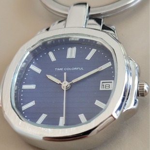 Zinc Alloy Keychain Hanging Watch Imitation Watch Appearance Luggage Keychain Customization Alloy Hanging Watch Source Factory Customization