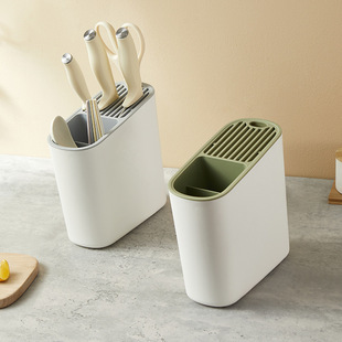 Knife Rack storage rack kitchen supplies chopsticks knife kitchen knife storage rack chopsticks cage integrated countertop knife storage wholesale