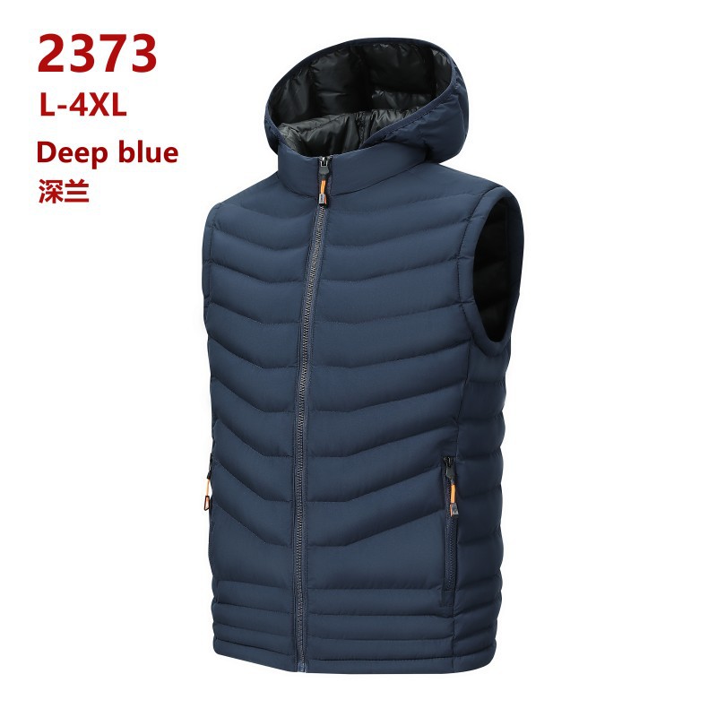 Costilas transfronterizas chaleco de algodón hombre otoño invierno chaqueta cálida de terciopelo sin mangas palpitación de algodón clip comercio exterior al por mayor