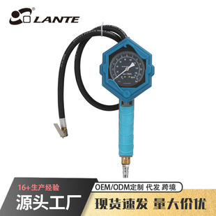 Manufacturer Wholesale Mechanical Digital Display Tire Pressure Gauge Tire Pressure Measurement and Air Nozzle Car Bicycle Motorcycle Tire Pressure Gauge