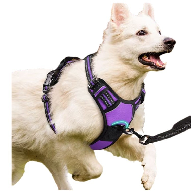 Correa de perro correa de pecho de perro de tamaño grande y mediano anti-rotura explosión cuerda de perro chaleco reflectante fabricante cuerda de Mascota
