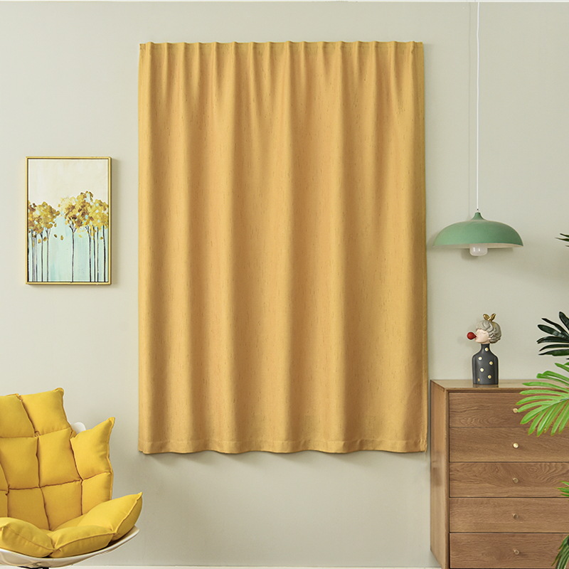 Instalación simple sin orificios Cortina de Velcro Sombreado de alta entrega de una sola pieza Dormitorio Ventana de Bahía Paño de sombrilla Producto terminado al por mayor