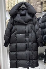 捡漏鹅绒泡芙羽绒服女长款宽松冬季外套撤柜有吊牌有领标