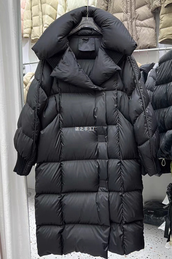 捡漏鹅绒泡芙羽绒服女长款宽松冬季外套撤柜有吊牌有领标