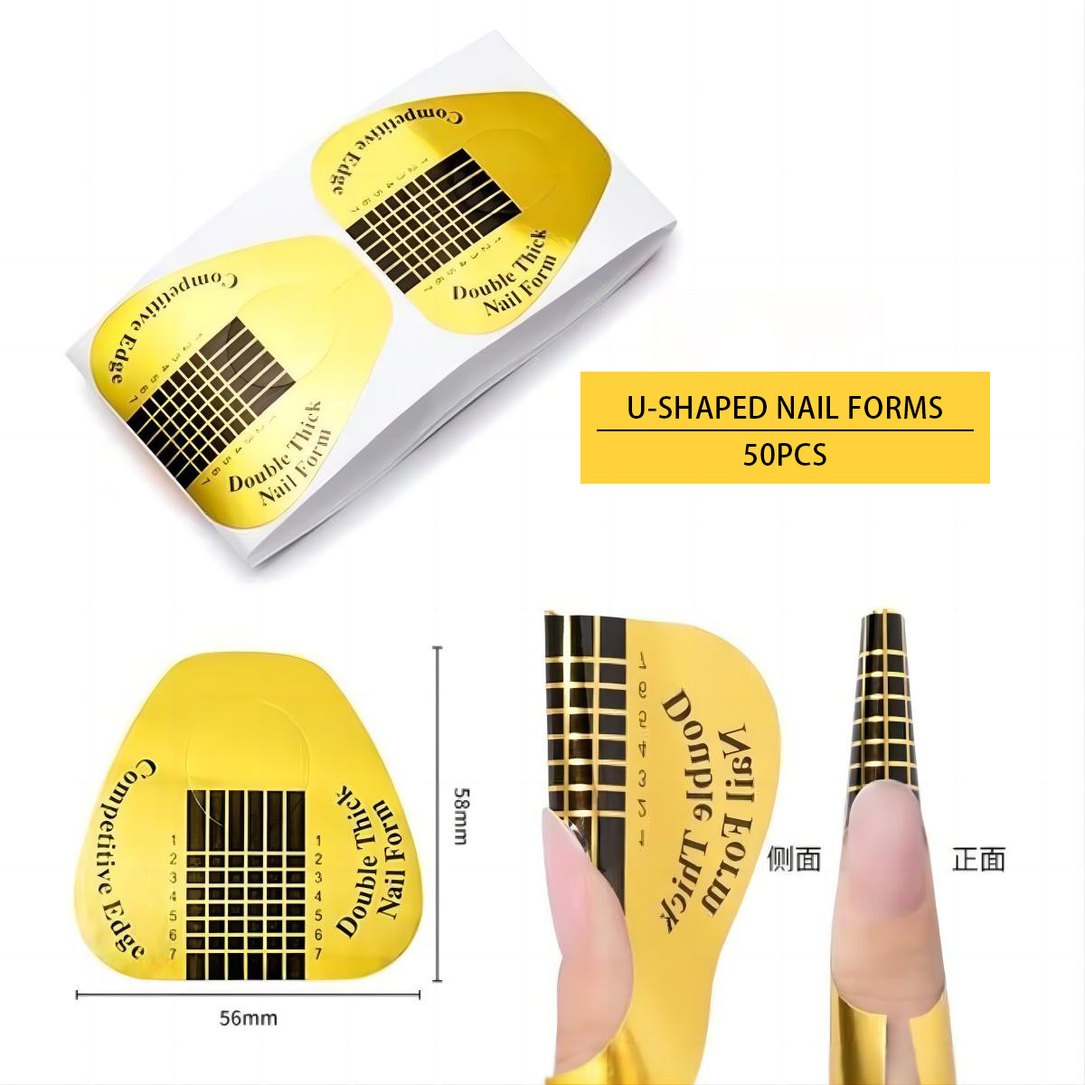 Tenedor de papel de la herradura 50 PCs