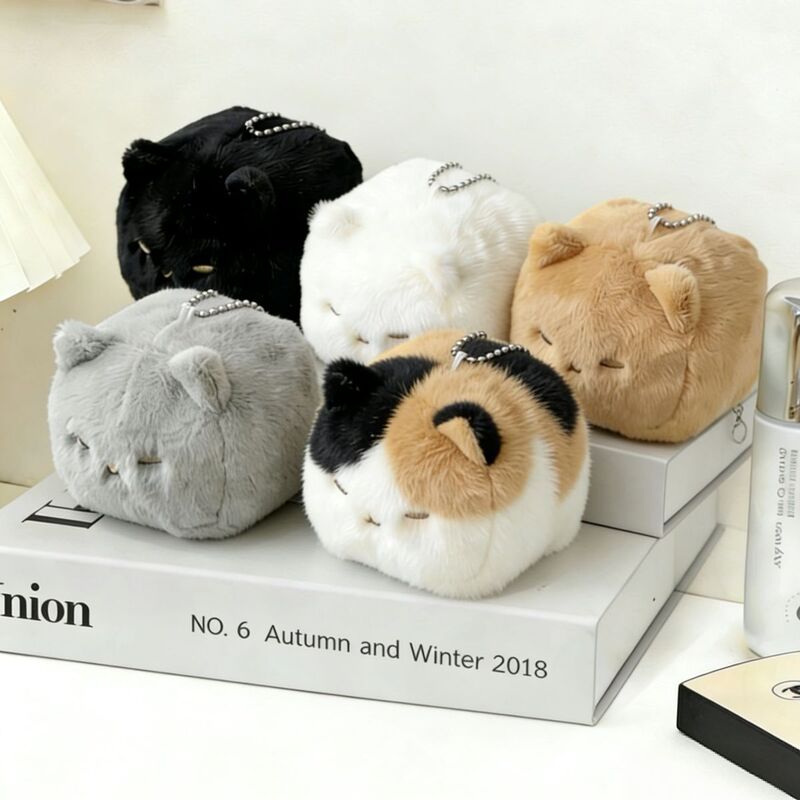 Little Red Book's Same Style Soft and Cute Cat-Shaped Mold-Resistant Tofu Pendant, Cat Plush Toy, Creative and Adorable Cartoon Small Pendant Little Red Book's Same Style Soft and Cute Cat-Shaped Mold-Resistant Tofu Pendant, Cat Plush Toy, Creative and Adorable Cartoon Small Pendant