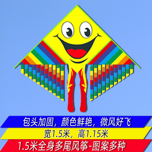 Wenjiang kite wholesale Sheng'en Hongyun Paradise Bird cartoon children full-body multi-tailed princess street stall toy kite