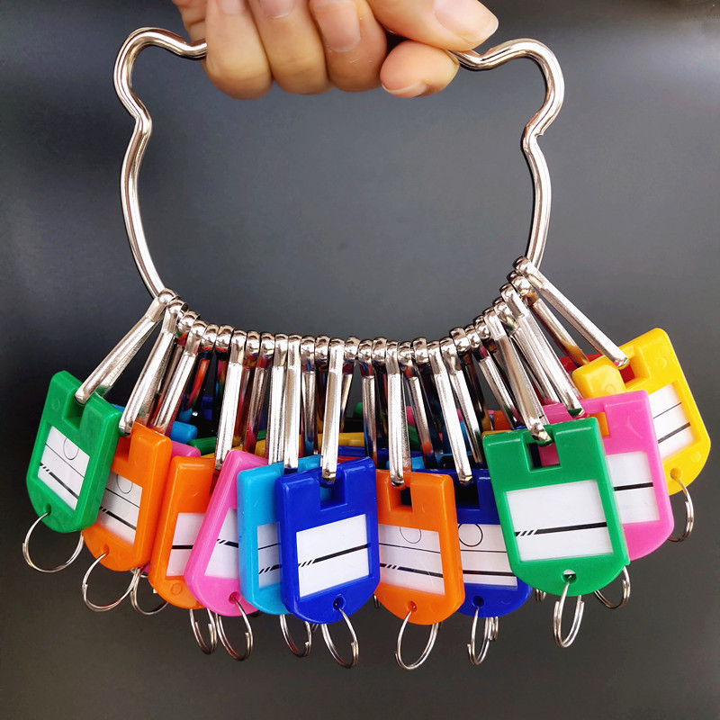 Bracelet Ring Multifunctional Key Chain Landlord Key Plate Disc with Marking Plate Key Chain Classification Storage Manager Bracelet Ring Multifunctional Key Chain Landlord Key Plate Disc with Marking Plate Key Chain Classification Storage Manager