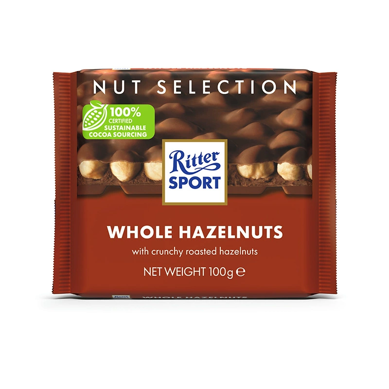 Germany Rittersport Ritter Portrert Harm, Hazelnut Milk Dark Chocolate Net Red Leisure Snacks