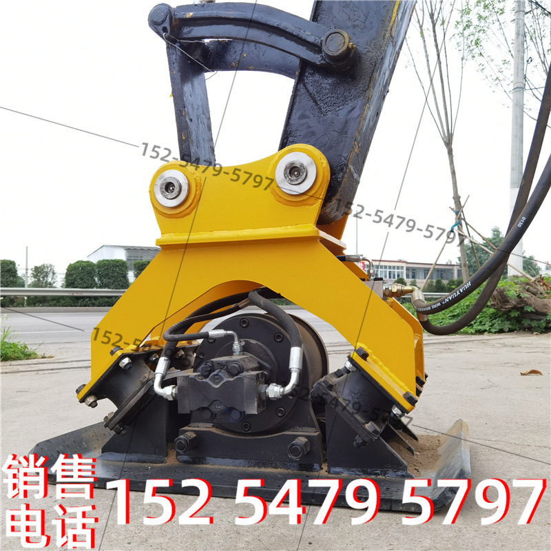 勾机改装高频液压夯实机 震动夯土机 平板打夯机 压实冲击夯现货