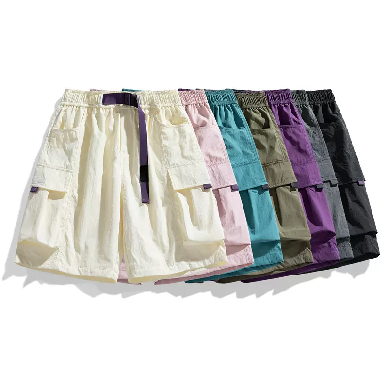 男士短裤夏季薄款潮牌宽松休闲五分工装裤速干透气新款运动裤衩子