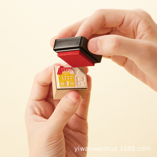 Japan Shachihata Flag Mini Ink Pad Handbook Seal Mini Ink Pad Square Oily Ink Pad