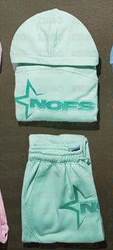 NOFSアルファベット刺繍ファッションファッションブランドゆるいスウェットY2Kヒップホップストリート服男女プルオーバーカジュアル上着|undefined