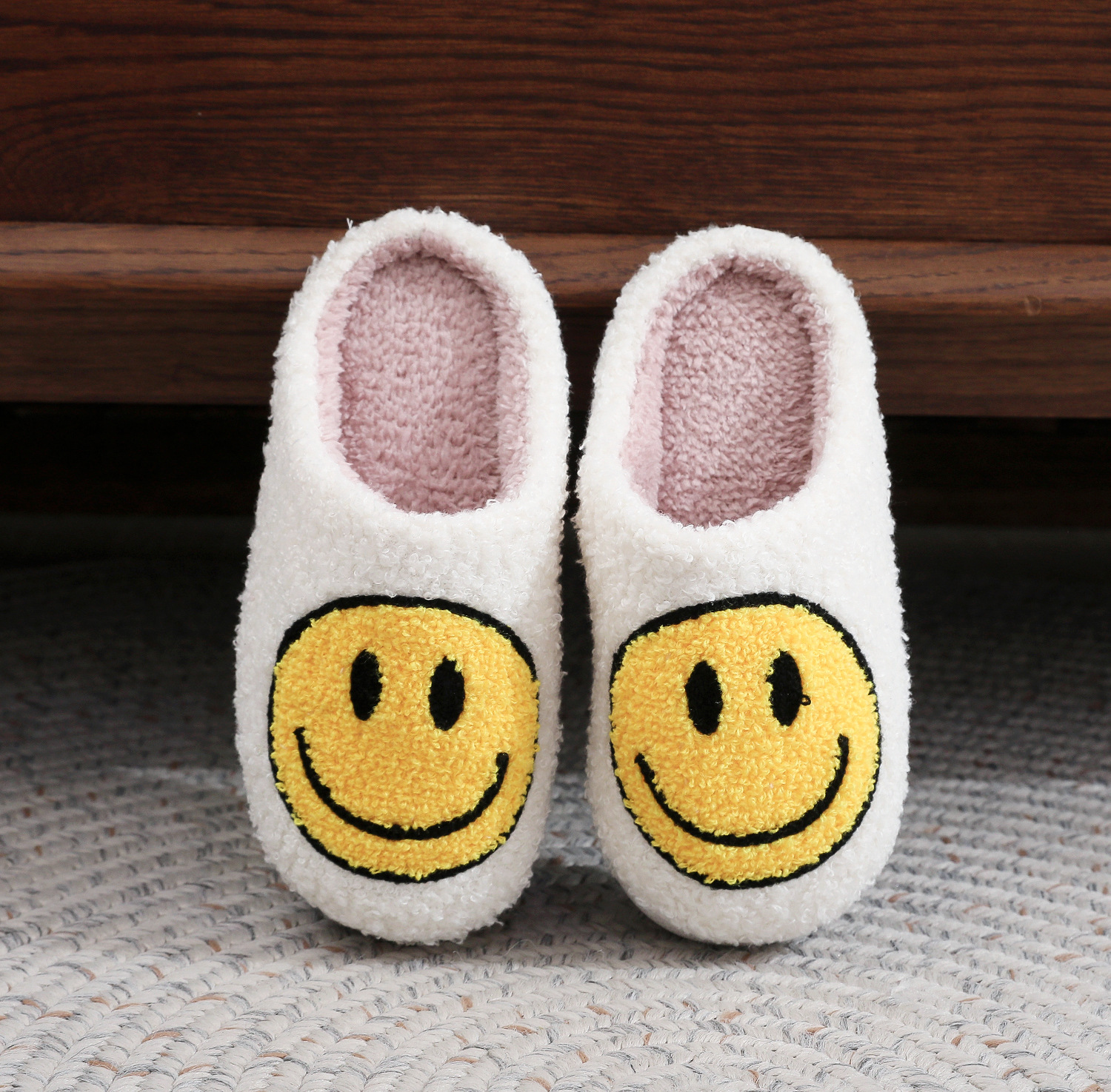 어린이용 면대걸레 - 웃는 얼굴 (노란색)