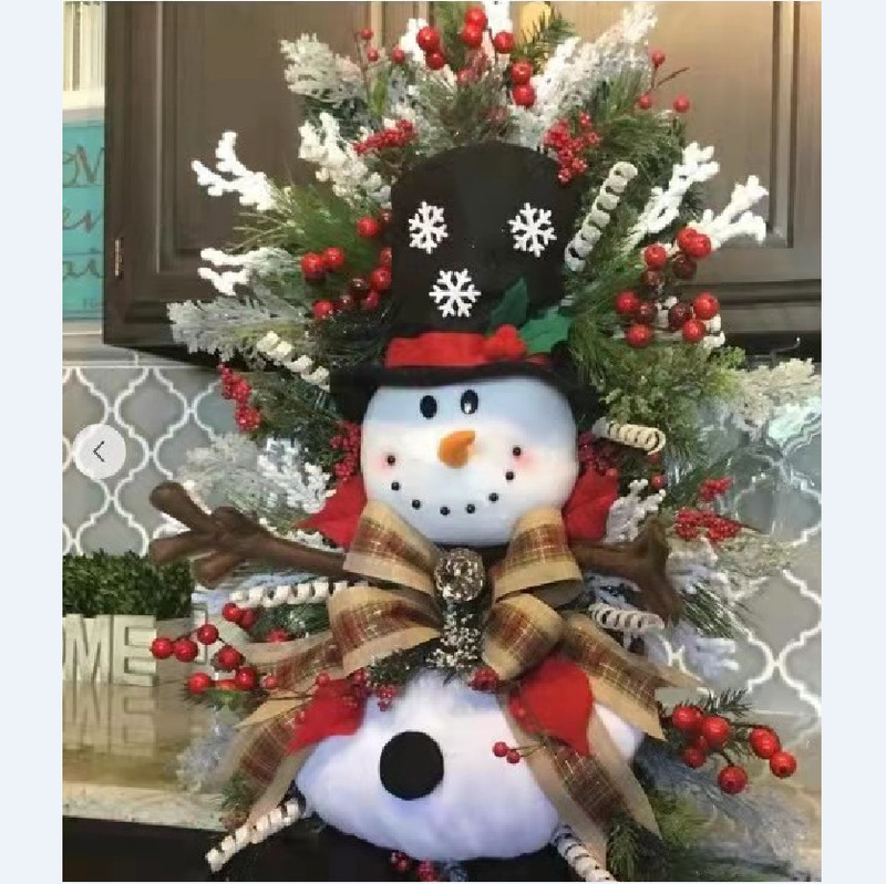 国境を越えた独立駅の新しいクリスマス倒掛木クリスマス門掛クリスマスキャンディー倒掛木壁面装飾花輪|undefined