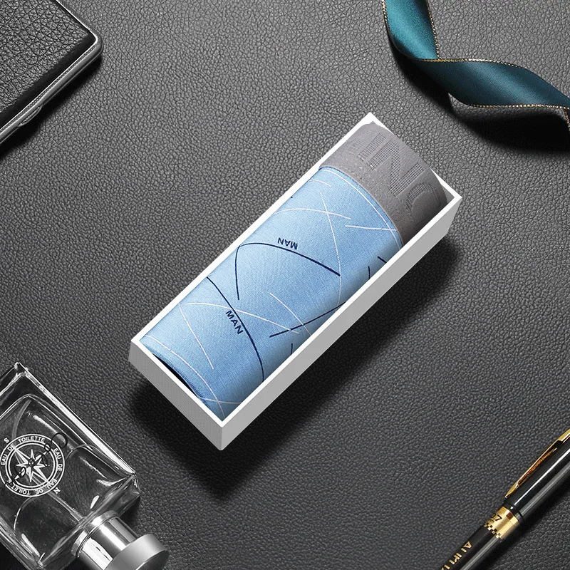 Comercio exterior de algodón de leche de color sólido de alta calidad sin marcas de ropa interior de hombre respirable alta elástica pantalones planos largos sueltos pantalones de calzado