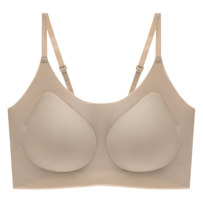 Yunduo без размера, бесшовное нижнее белье, женский бюстгальтер с маленькой грудью, красивый бюстгальтер на спине, без проводов, жилет для сна, стильный спортивный бюстгальтер