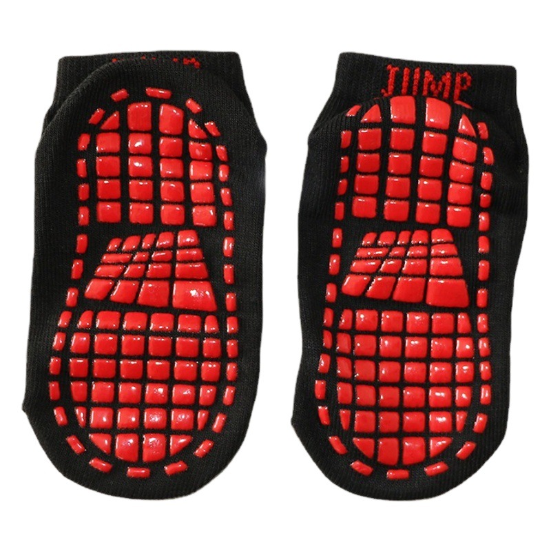 Fábrica en Stock calcetines de trampolín para niños patio de recreo especial antideslizante interior hogar adulto bebé dispensación calcetines de piso