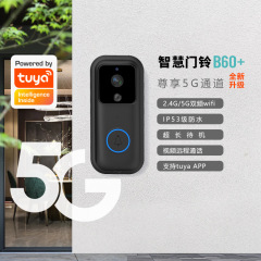 落書きテレビチャイムhdインターホン無線チャイム携帯電話wifi遠隔監視2.4g/5gスマートチャイム