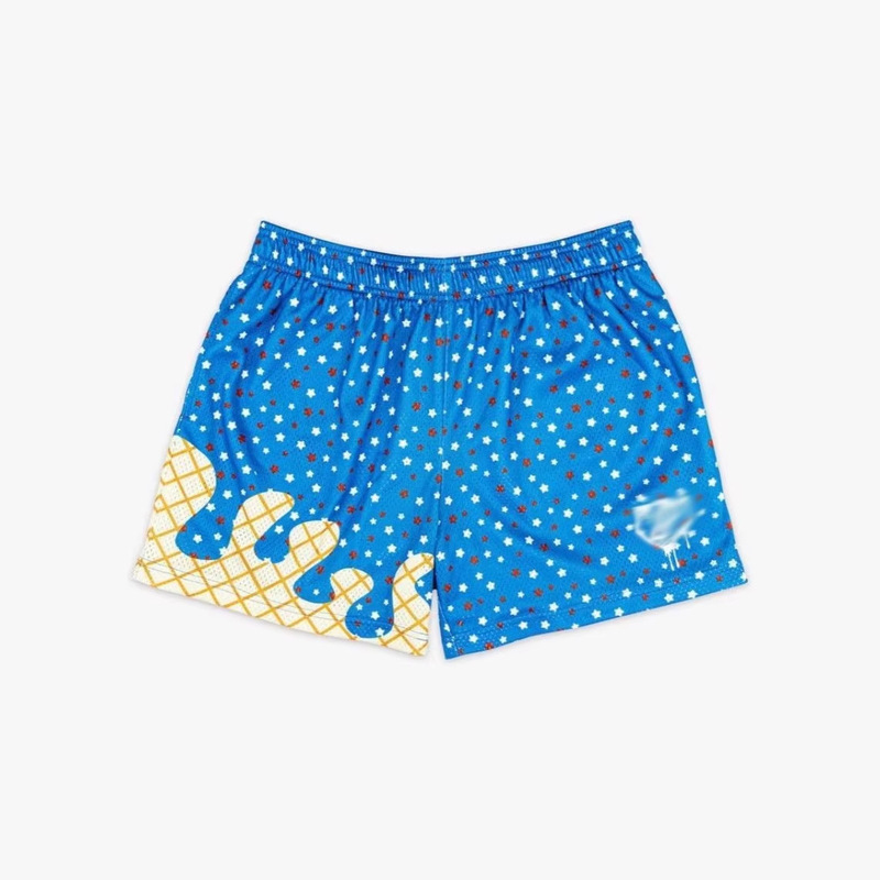 Cross-Border 3D Printed Men's Shorts Hawaiian Casual Summer Parent-Child Outfit Candy Color Quick-Drying Five-Point Shorts Beach Shorts