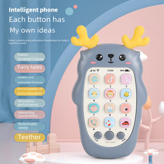 Children's Music Phone Toy for Boys and Girls, Phone with Bite-Proof Music and Light, Montessori-style Baby Phone, 0-3 Years Old, Early Education Phone