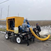 大流量防汛排污泵車 移動方便應急抽水泵車 高效率移動柴油泵車