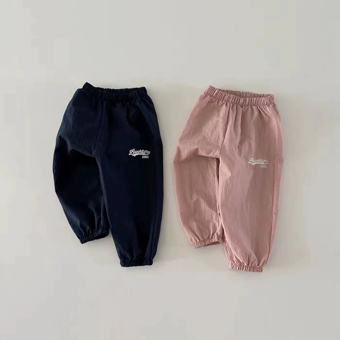 Brand autumn solid trousers for leisure for men and women girl's, Korean style, children's clothing