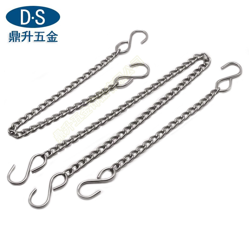304不锈钢链条 铁镀锌链金属晾衣绳灯具吊链护栏防盗链宠物链加工
