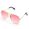 Sunglasses suitable for men and women, metal glasses solar-powered, wholesale