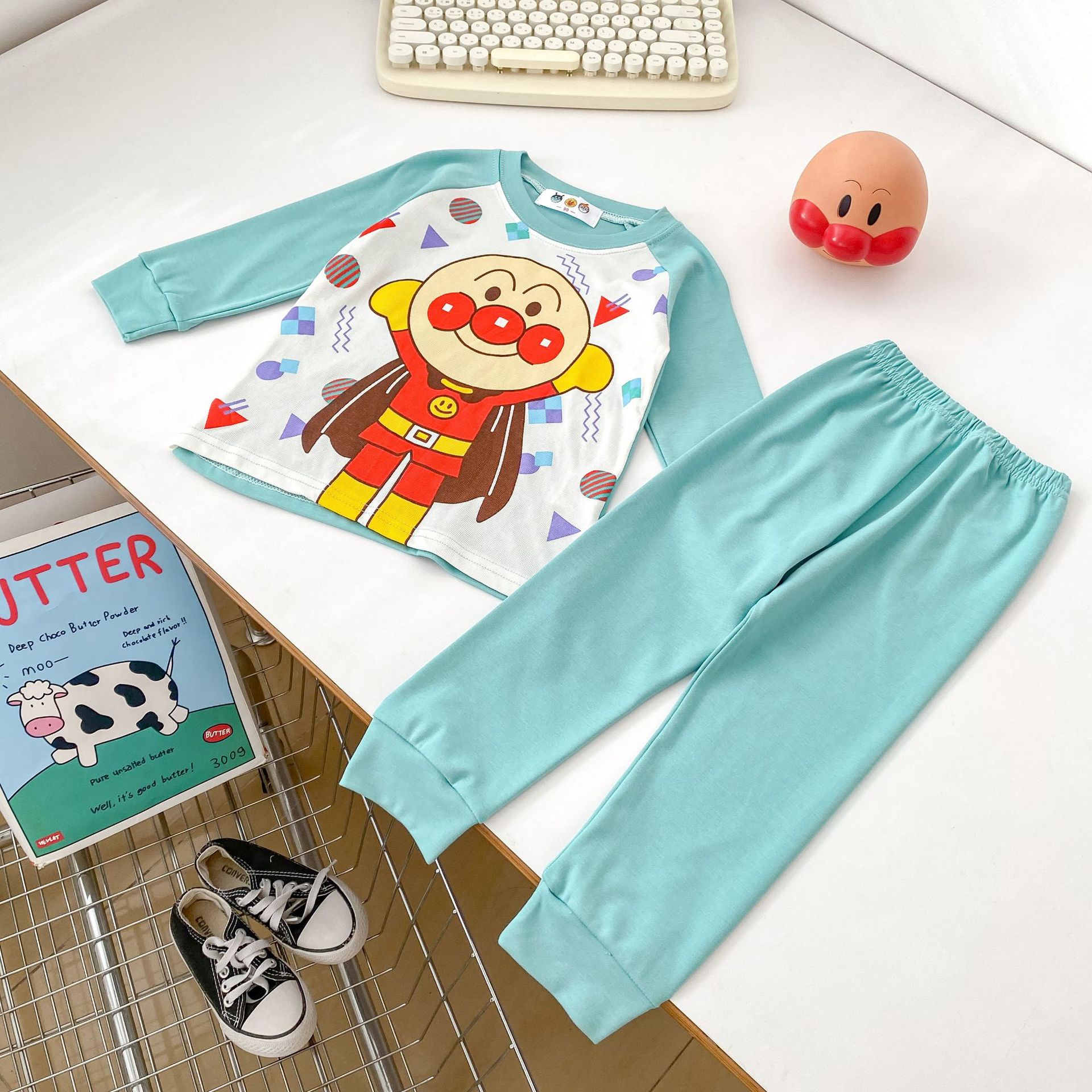 그린 도트 페이스 슈퍼 세트