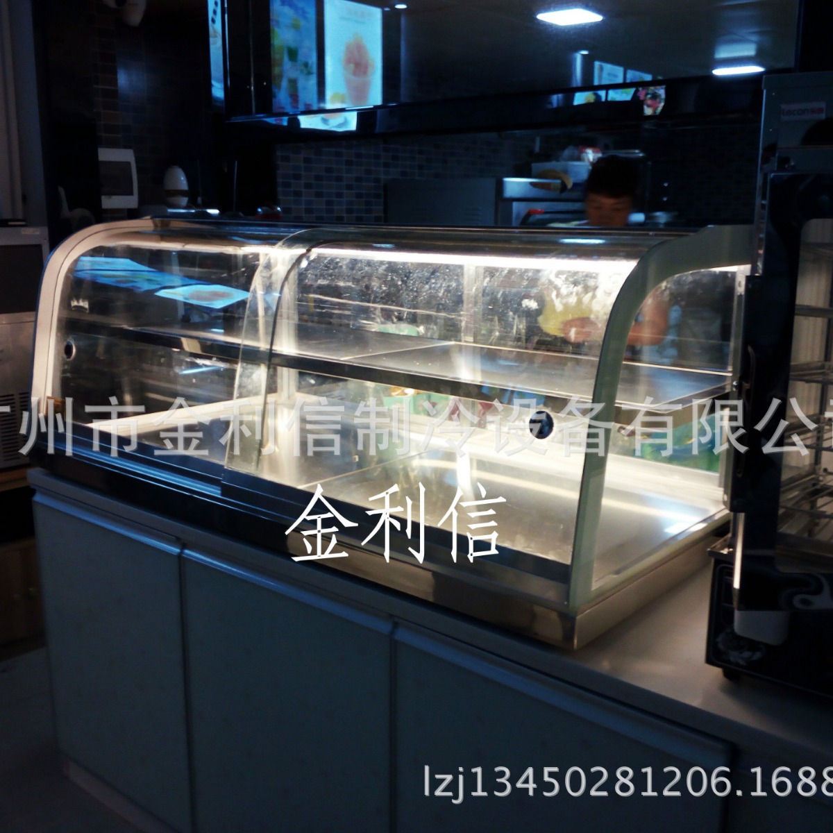 金利信牌台式前后开门老公饼糕点暖柜汉堡薯条加热柜暖酥炉