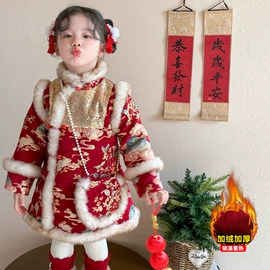 童民族服装;儿童表演服;童汉服