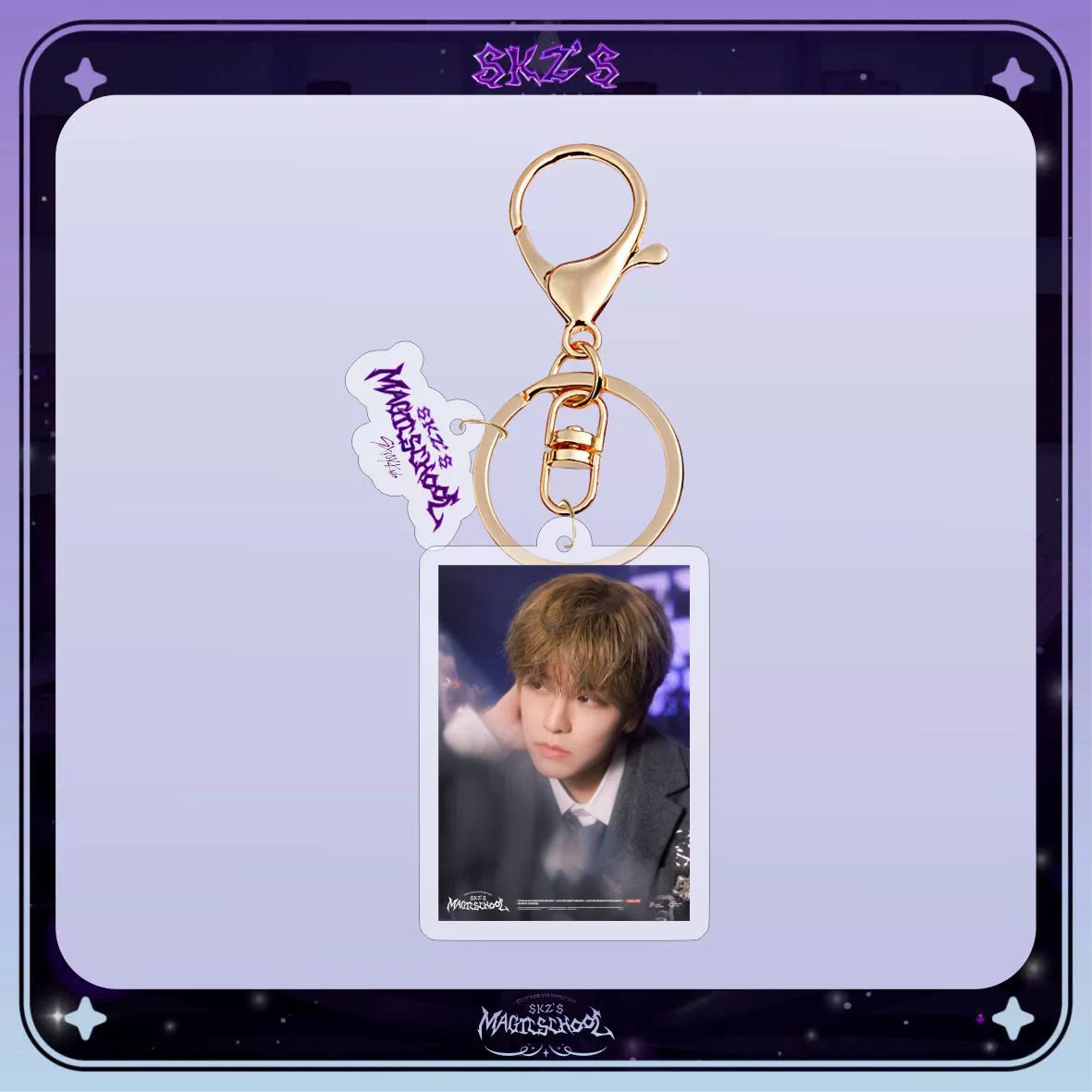 Stray Kids 24-летний Ackle Key Buckle Jewelry Wing Xing Zhou Bian Huang Yanchen KOOP