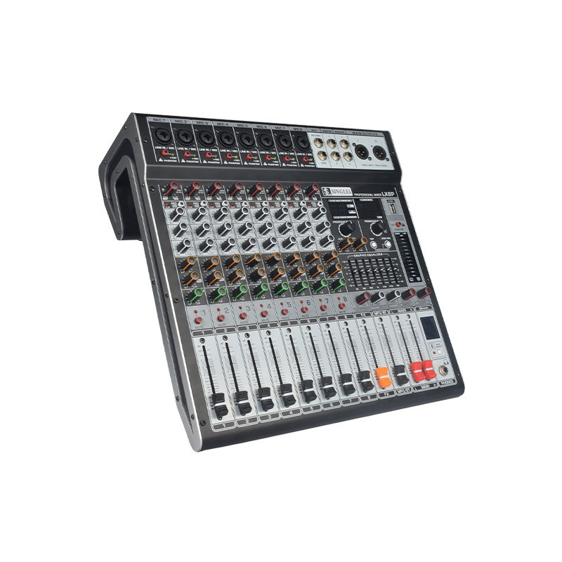 LX8P 파워 앰프 믹서 홈 컴퓨터 성능 USB 사운드 카드 블루투스 DJ 국경 전자 상거래