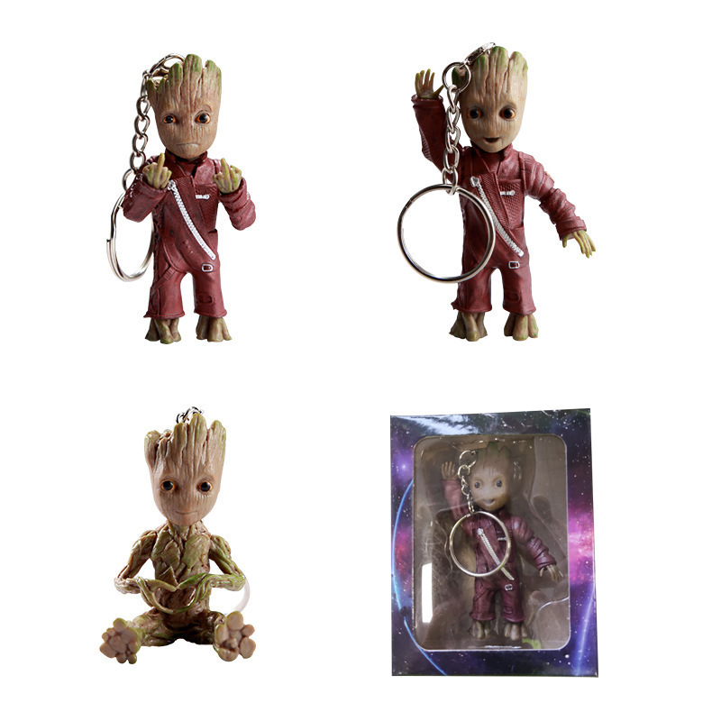 Anime Wholesale Tree Man Keychain Hand-made Pendant Boxed Model