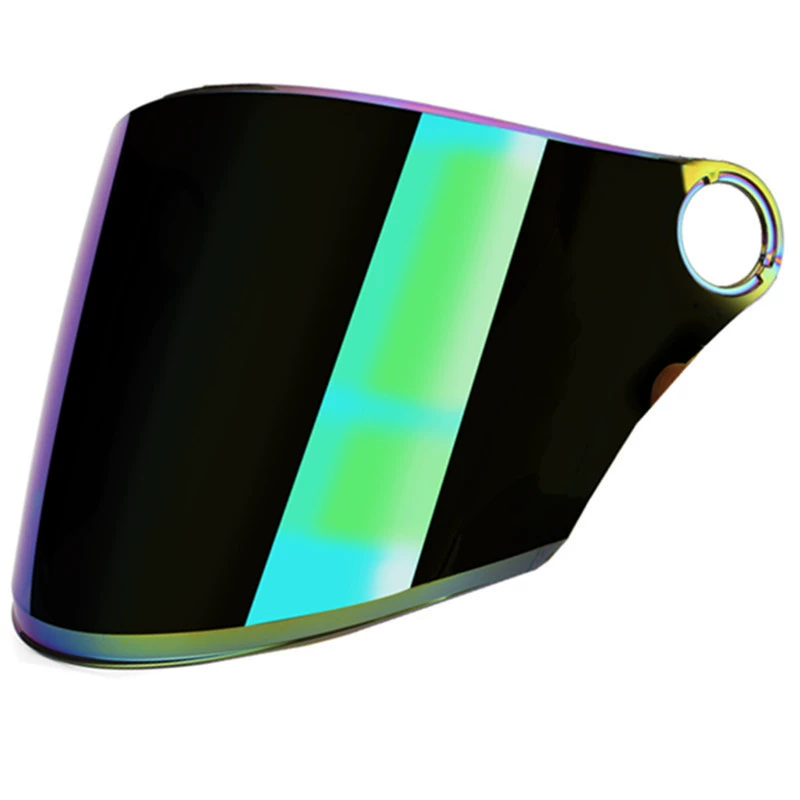 Мотоциклетный шлем, противотуманные линзы, защита от УФ-лучей, летний универсальный защитный шлем, переднее лобовое стекло, маска для прямых волос