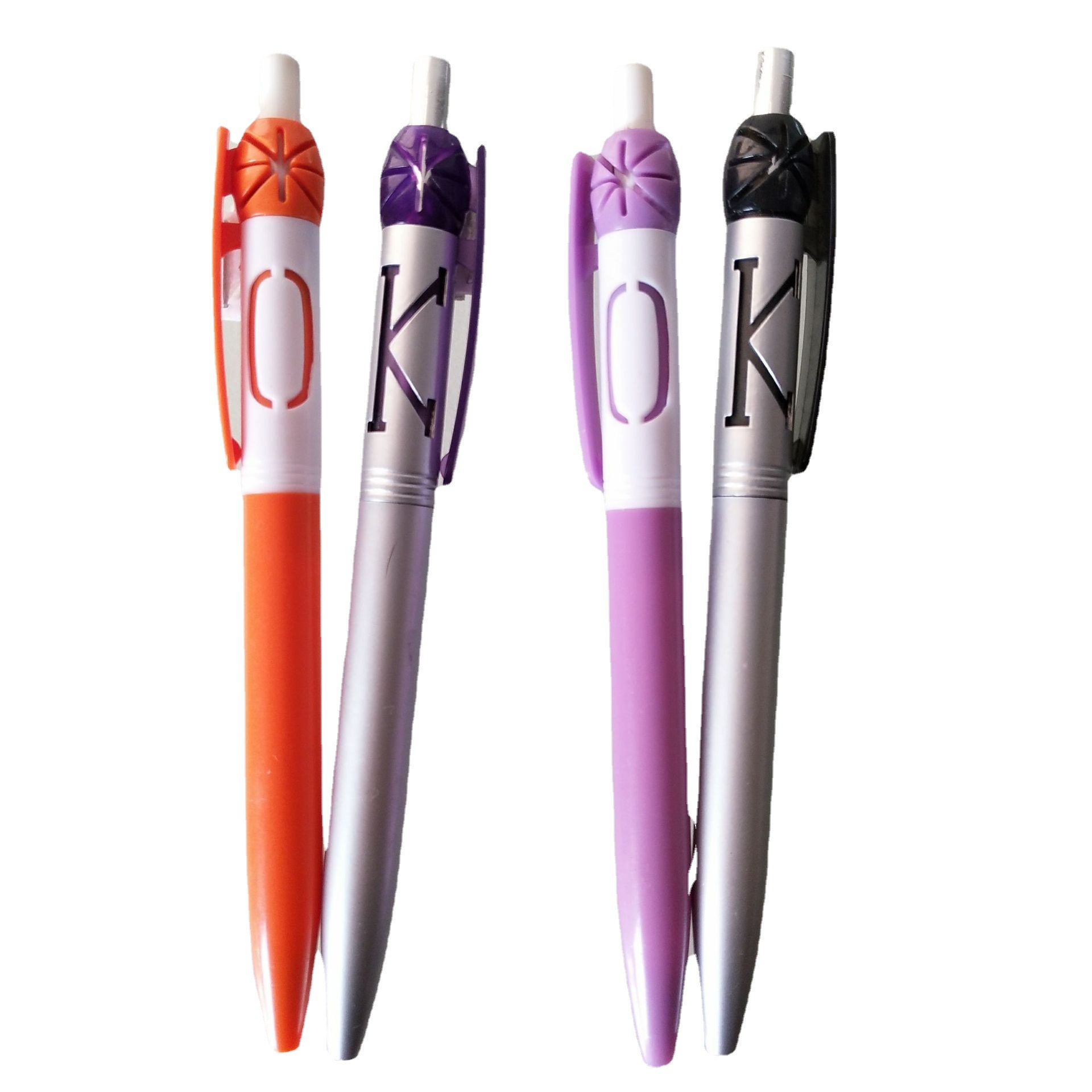 Bolígrafos publicitarios de plástico, tinta aceitosa, diseño promocional