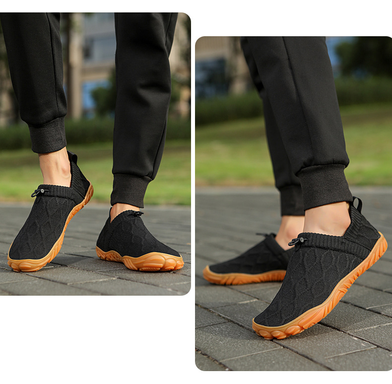 Summer Cross-border Large Size Breathable Loafers For Men, Casual Wear-resistant Slip-on Mesh Shoes, Dad Shoes_vogvips.com