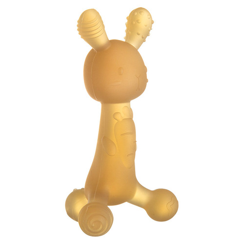 Silicone radish rabbit teether, baby rabbit teether, sitting rabbit teether, radish rabbit teether, baby molar stick teether