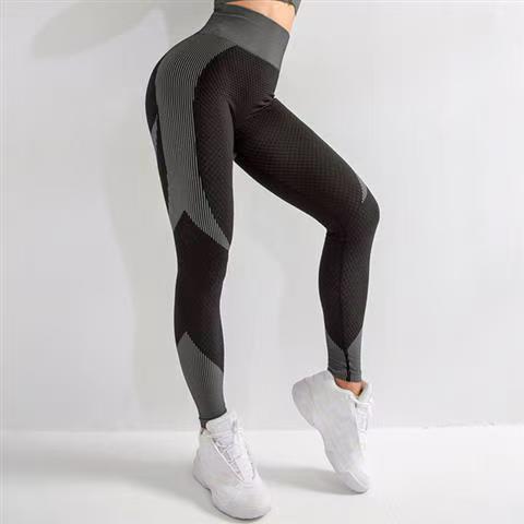 Europa y los Estados Unidos a través de la ropa de yoga antichoque de mujer chaleco deportivo ropa interior de cintura alta pantalones de calzado de calzado