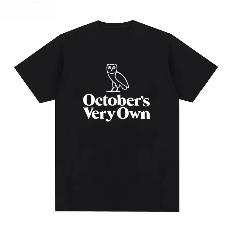 Summer New Ovo T-Shirt Drake T-Shirt Printed Graphic Fashion Casual High-Quality Breathable Pure Cotton Heavyweight T-Shirt
