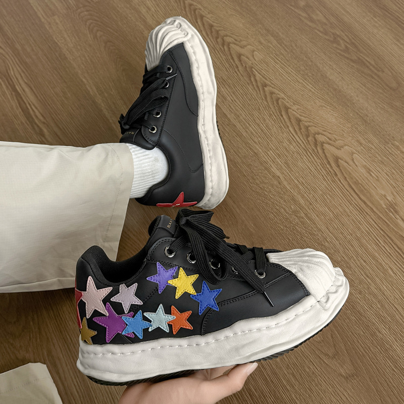 Invisible inner height increase of 5.5cm, classic trendy shell-toe versatile colorful niche comfortable casual sneakers for commuting Invisible inner height increase of 5.5cm, classic trendy shell-toe versatile colorful niche comfortable casual sneakers for commuting