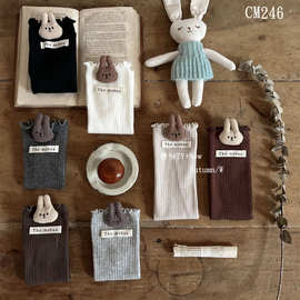 韩系配饰儿童中筒袜26秋季女童袜宝宝小腿袜子棉袜洋气中筒公主袜