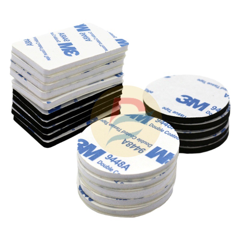 Suministro 9448a espuma cinta adhesiva de doble cara de espuma redonda cuadrada cinta adhesiva de doble cara almohadilla de pie de silicona 3mm cinta adhesiva de doble cara